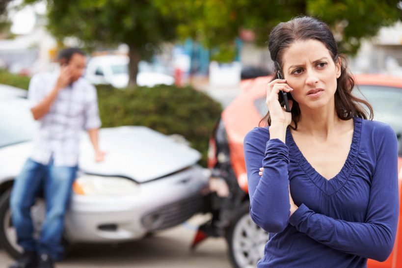 Calling about car accident